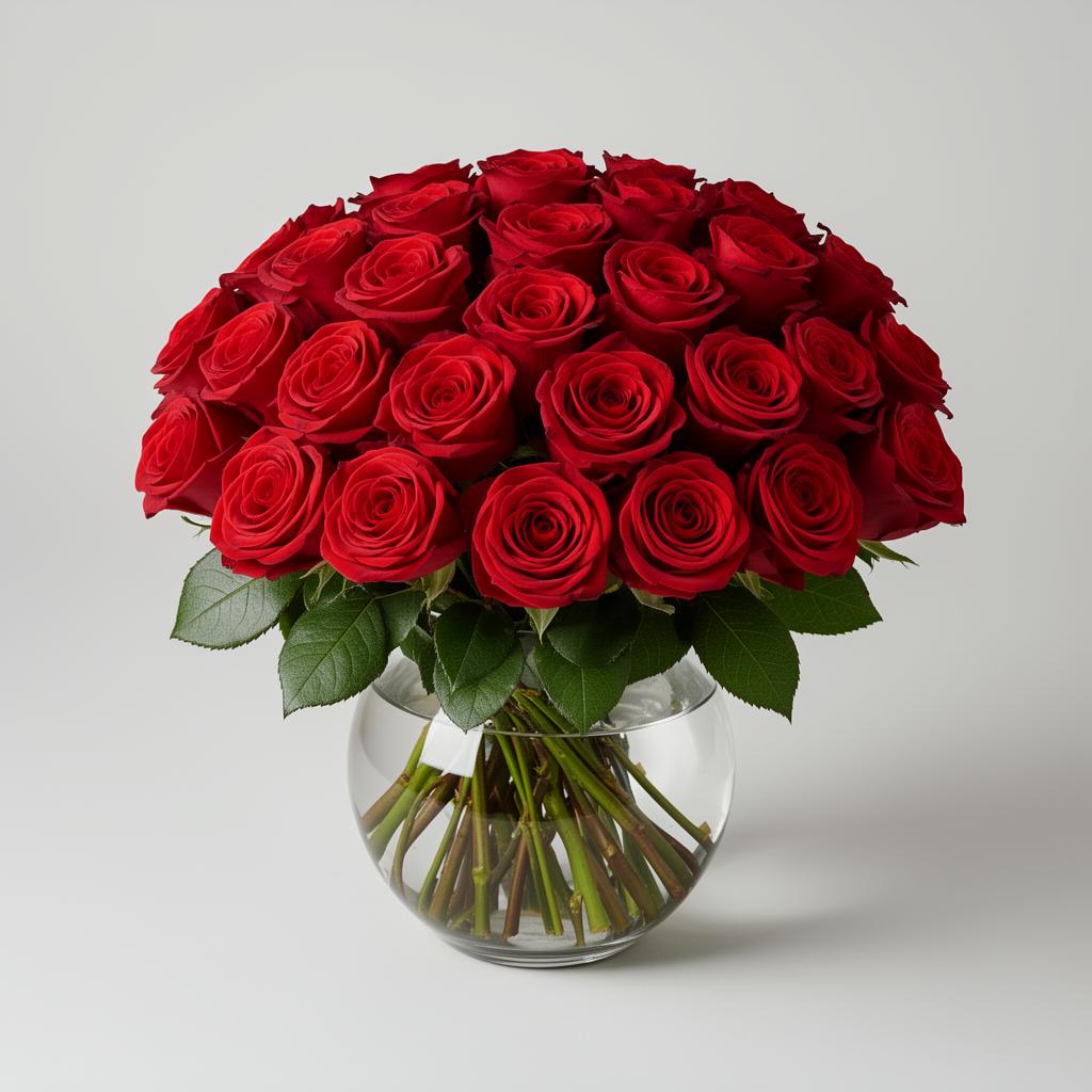 U Shape Roses UES Petals | Upper East Side & NYC Luxury Flower & Orchid Delivery · 24/7